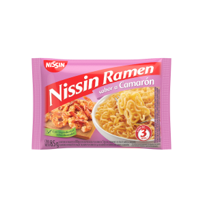 Sopa Ramen Nissin Sabor a Camaron bolsa 85g