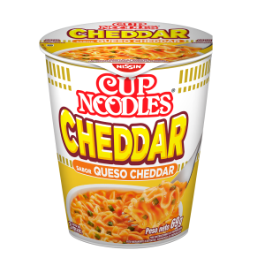 Tallarín Nissin Cup Noodles Sabor Queso Cheddar 69g