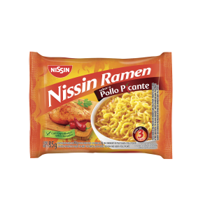 Sopa Ramen Nissin Sabor a Pollo Picante Bolsa 85g