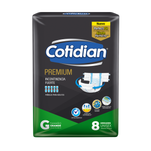 Pañales para Adulto Cotidian Premium Talla G 8 Unid