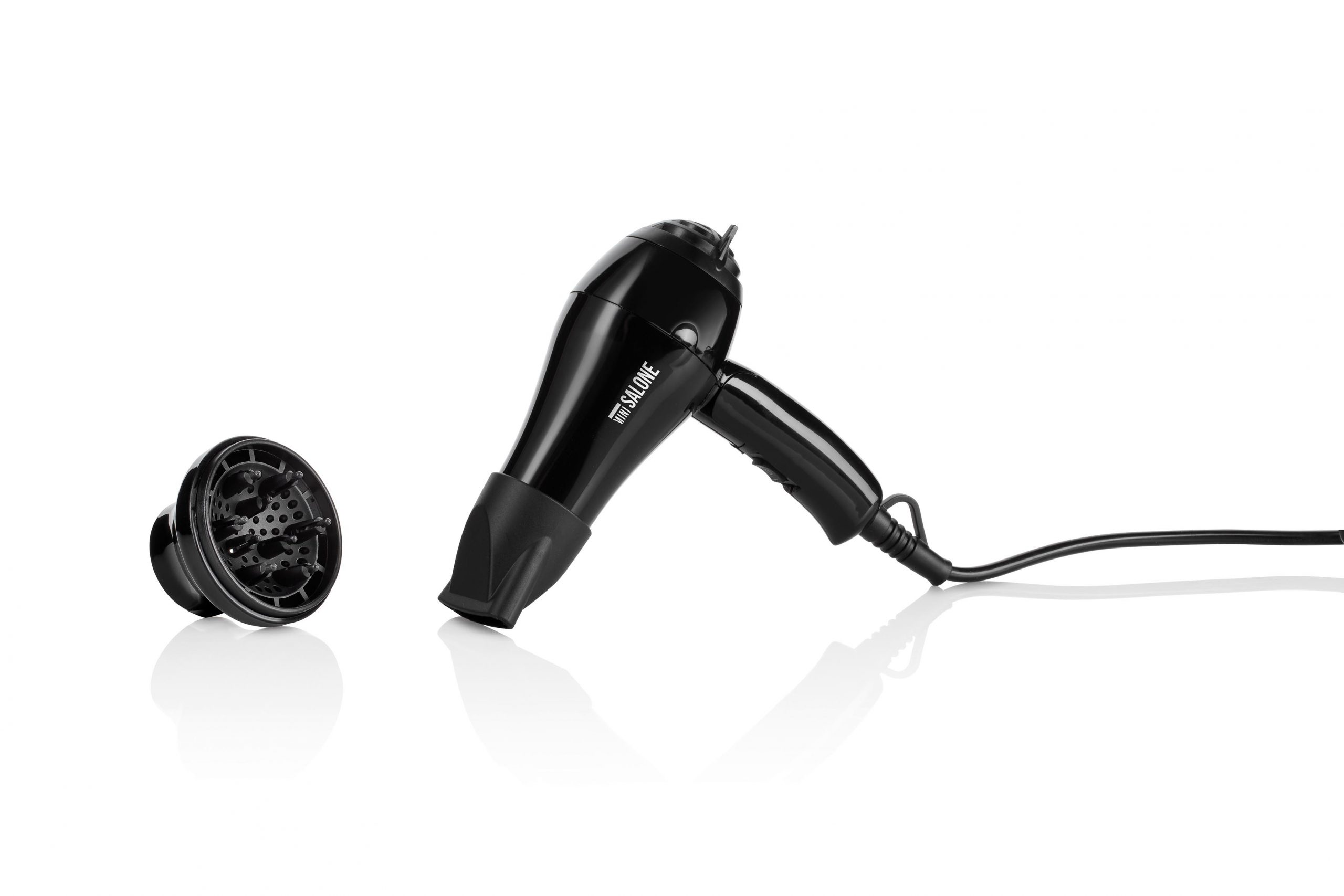 Mini secador de pelo de viaje plegable negro Mini Salone XANITALIA - Imagen 3