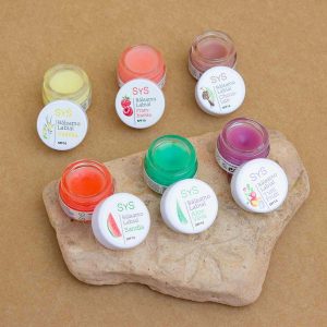 BÁLSAMO HIDRATANTE PARA LABIOS con Protección solar SPF10, Aceite de Aguacate, Manteca de Karité y Vitamina E SYS
