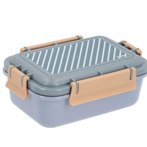 Caja de almuerzo Bento Stripes Blue Monnëka