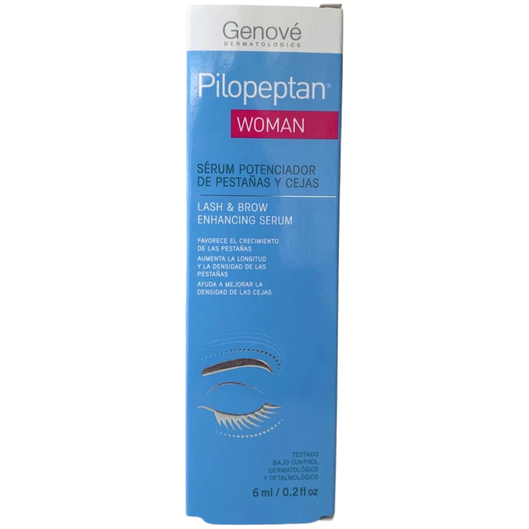 GENOVÉ Pilopeptan Woman Sérum Potenciador De Pestañas y Cejas 6 ml - Imagen 2