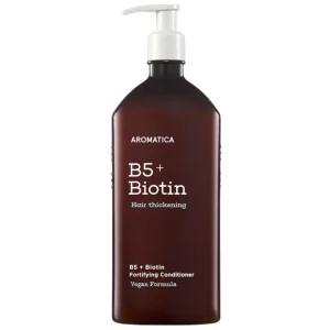 AROMATICA B5 + BIOTIN HAIR THICKENING, FORTIFYING CONDITIONER, VEGAN FORMULA 400ML