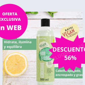 ACONDICIONADOR para CABELLO GRASO NATURAL Y VEGANO LEMON & LIME SORBET KATAI VEGAN THERAPY