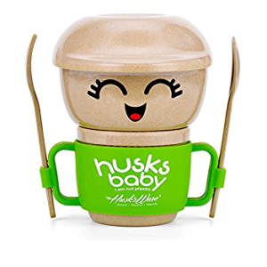 HUSKS BABY SET PRIMERA VAJILLA (5 PIEZAS) ECOLOGICA JOYKIDS