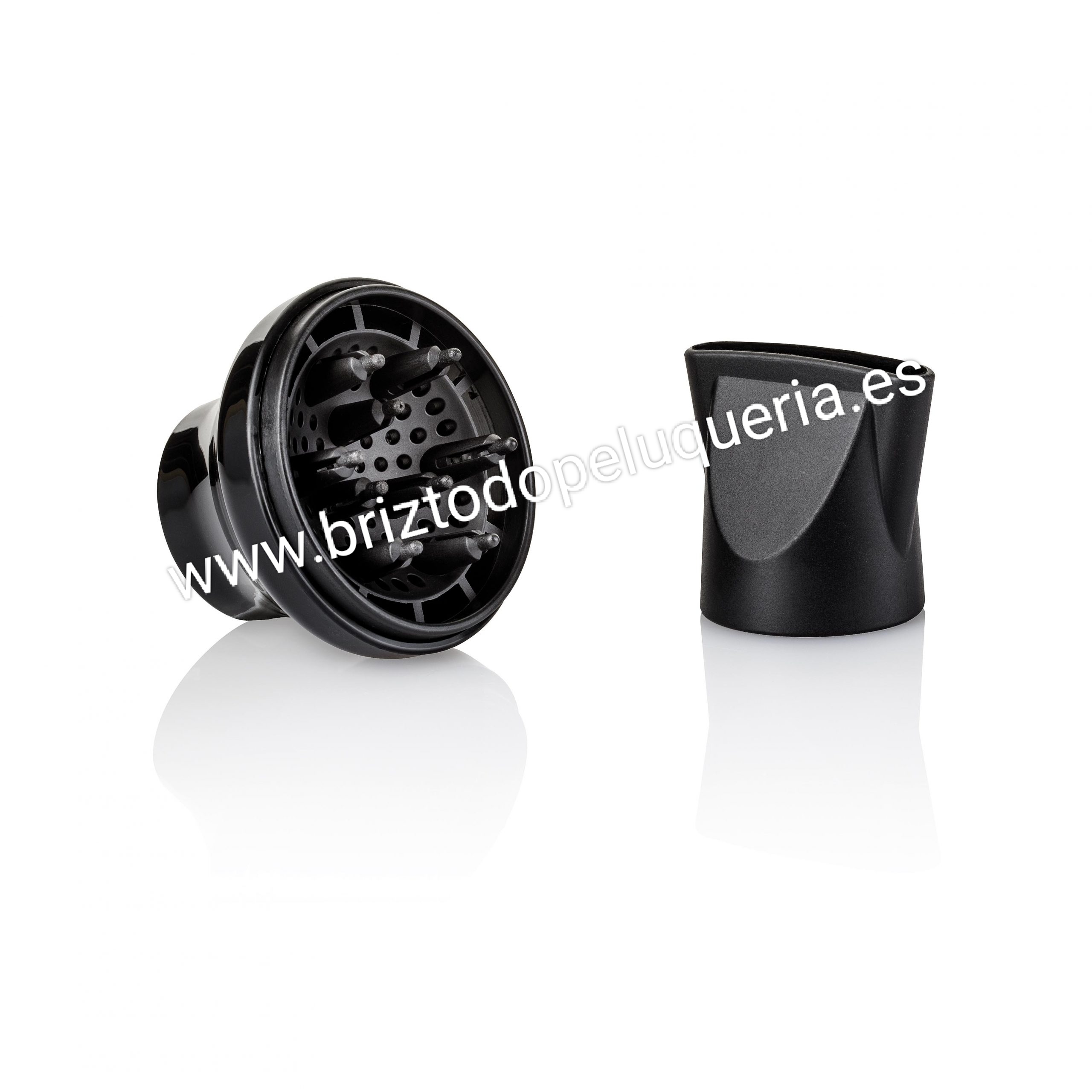 Mini secador de pelo de viaje plegable negro Mini Salone XANITALIA - Imagen 7