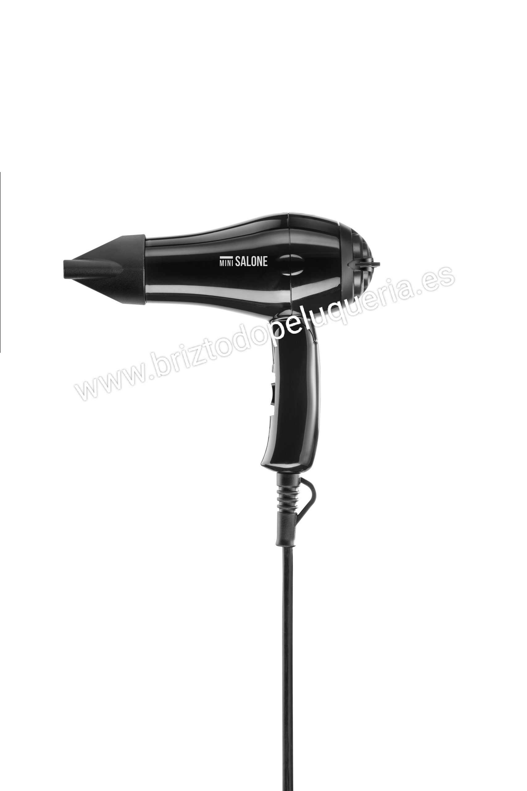 Mini secador de pelo de viaje plegable negro Mini Salone XANITALIA - Imagen 5