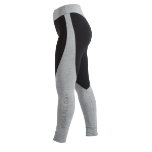 Legging OM ECO negro-gris Leser Yoga