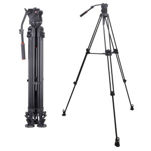 Trípode de doble tubo para video Kingjoy VT3500