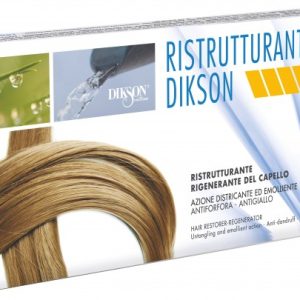 AMPOLLAS PARA CABELLO ESTROPEADO reestructurantes y regenerantes Ristrutturante Dikson