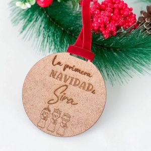 Adorno personalizado primera navidad