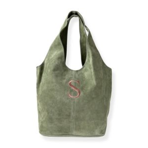 Bolso personalizado con iniciales de ante Paula