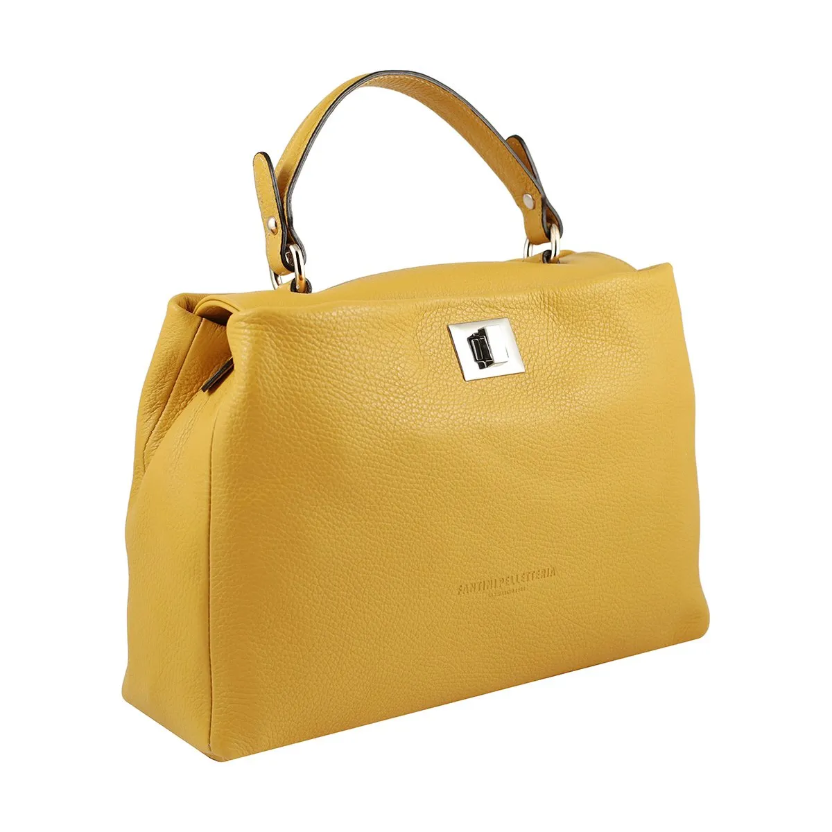 Bolso de mano de cuero Pompei - Imagen 4