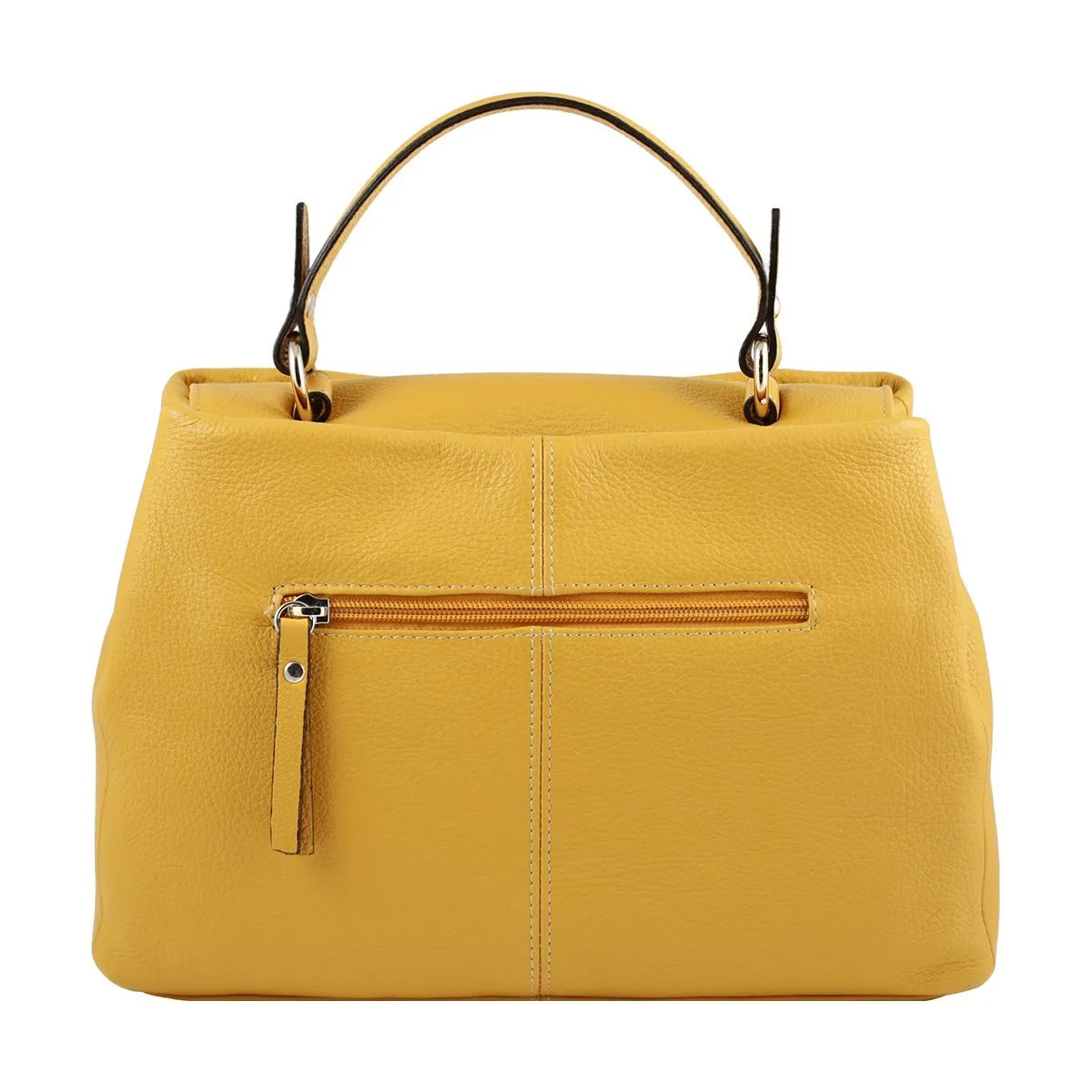Bolso de mano de cuero Pompei - Imagen 5