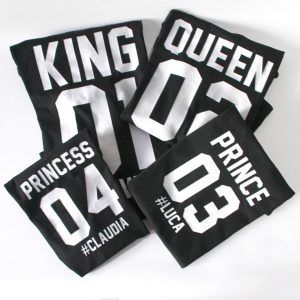 Camisetas Familia King Queen
