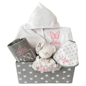 Canastilla Recién Nacido Albornoz
