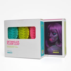 CEPILLO ESQUELETO DESENREDANTE DETANGLER FLUOR LEAF BIFULL de Perfect Beauty