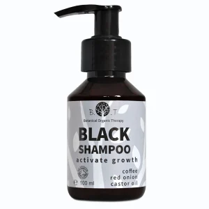 Champú natural de cebolla, café y ricino Black Shampoo B.O.T
