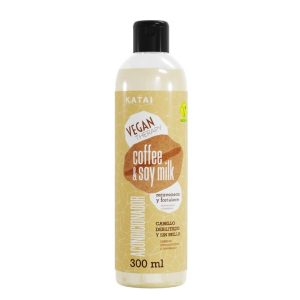 ACONDICIONADOR NATURAL Y VEGANO para cabellos débiles y sin brillo COFFEE & SOY MILK LATTE KATAI