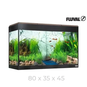 Fluval Roma 125 LED nogal 126 Litros