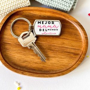 Llavero personalizado mejor madre del mundo