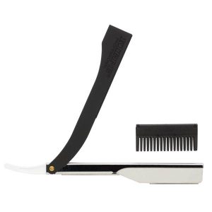 NAVAJA CON HOJA CAMBIABLE Y PEINE PROFESIONAL KIEPE