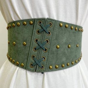 Cinturon antelina verde Camaleonica by Capriche