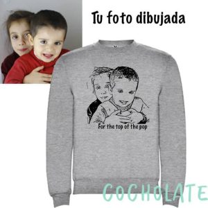 Sudadera personalizada con foto día del padre